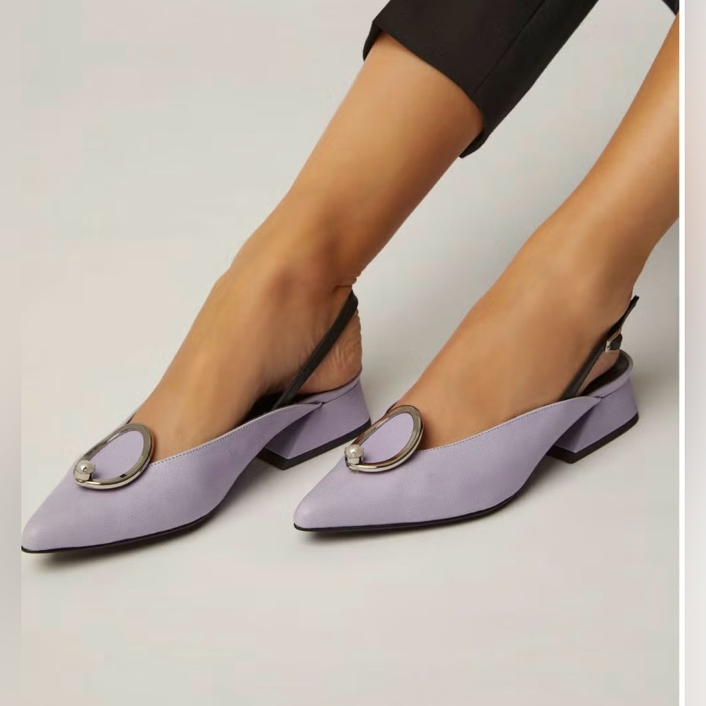 Yuul Yie New Low-heeled Pump Size 38 / 8 Lavender / Purple